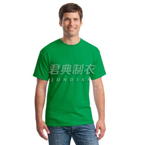 草绿色精品纯棉文化衫